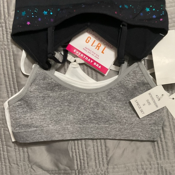 Maidenform Big Girls 3-pc. Bralette NWT Size Small - Picture 2 of 6